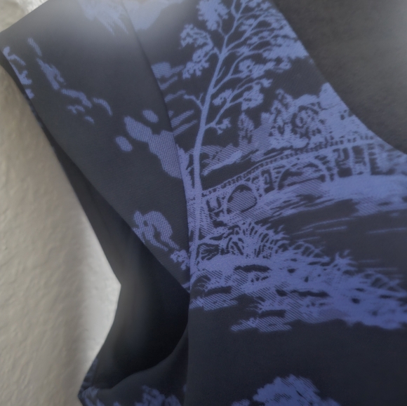 Ann Taylor NWT Floral Cap Sleeve Square Neck Sheath Dress Sz 14 - Picture 7 of 15